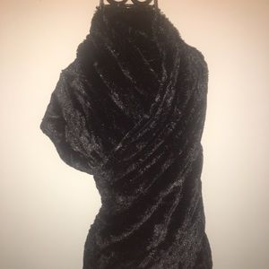 Faux fur wrap